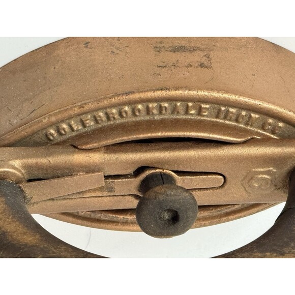 ANTIQUE Colebrookdale Iron 1 Detachable Wood Handle - Boyertown, PA  Letter C, - Picture 9 of 13